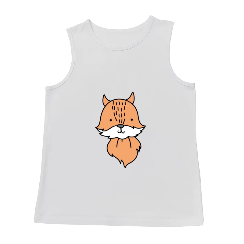 Illustration adorable de renard Homme Débardeur