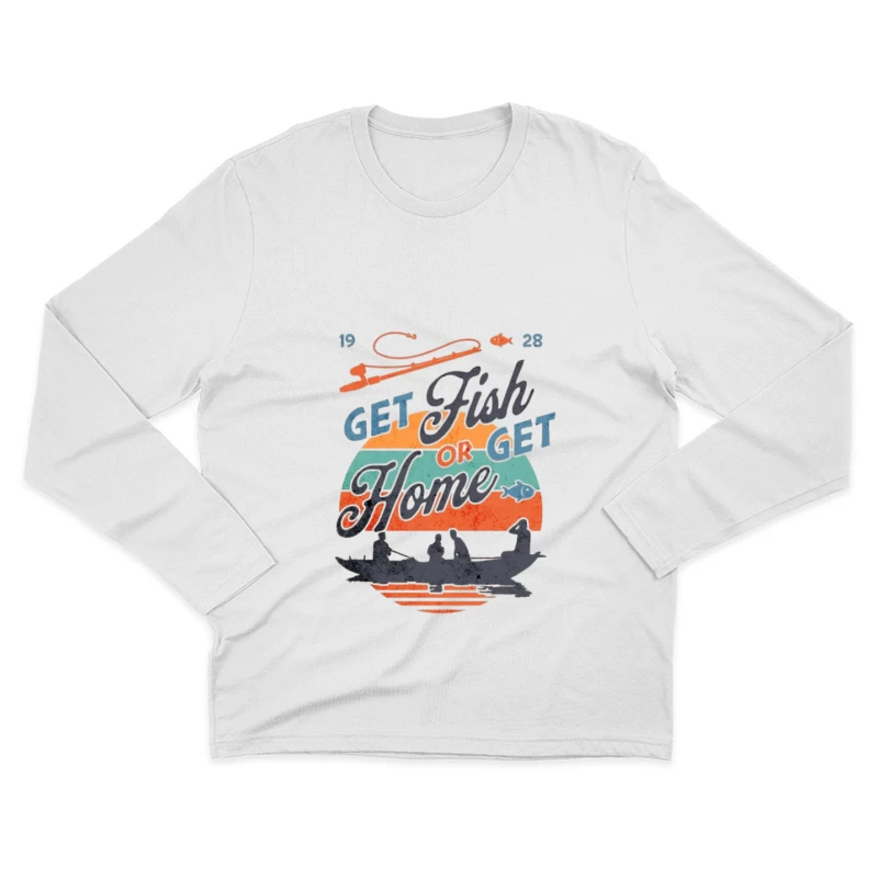 Aventure Pêche Homme Manches Longues T-Shirt