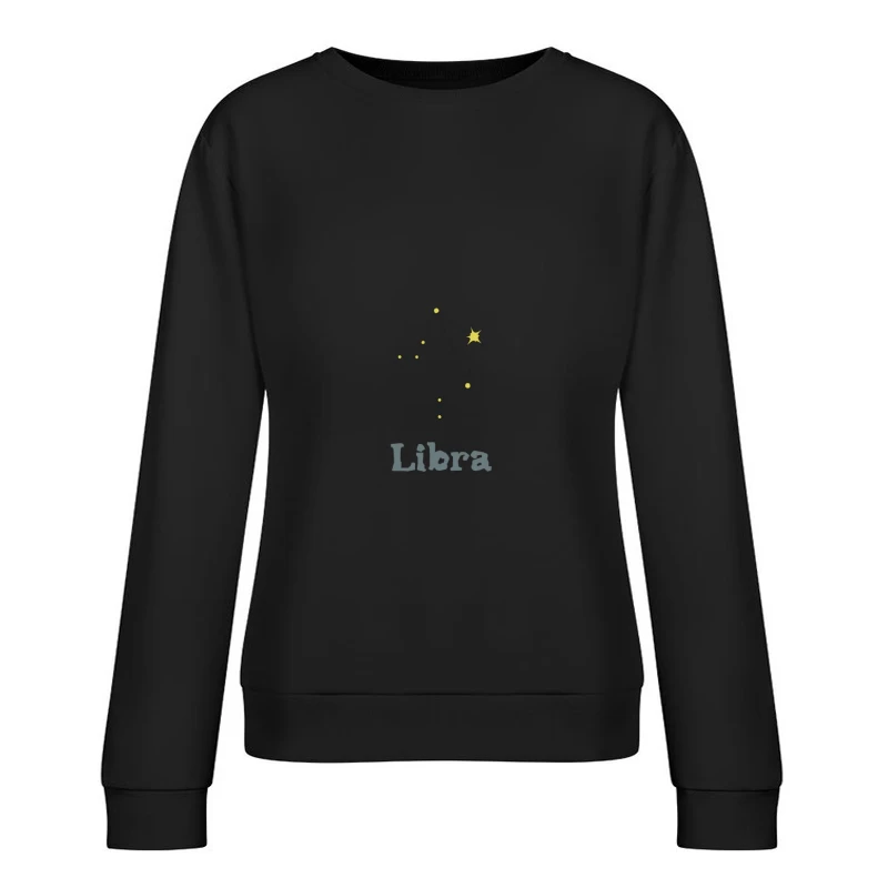 Libra Sternbild Damen Pullover Sweatshirt