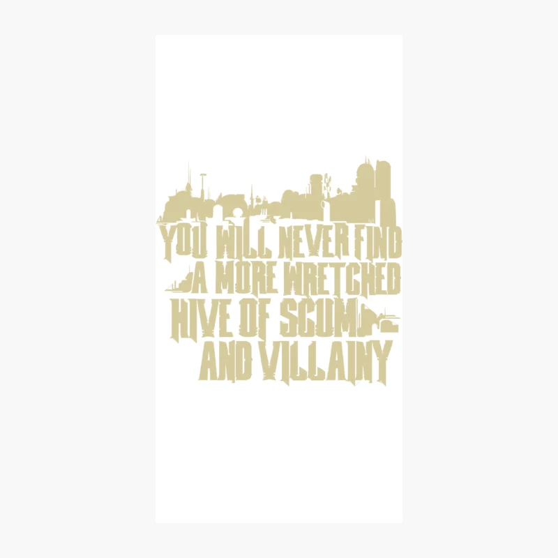 Scum and Villainy iPhone Case