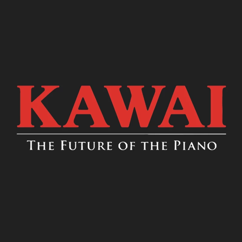 Kawai Piano Brand Logo with Slogan "The Future of the Piano" Bucket Hat