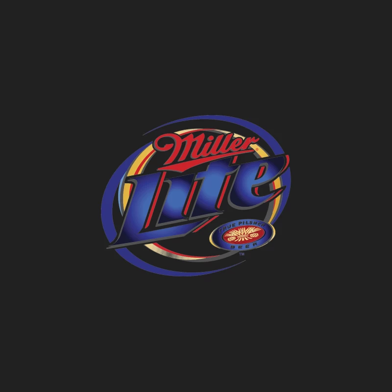 Miller Lite Beer Logo: Classic American Pilsner Branding Bucket Hat