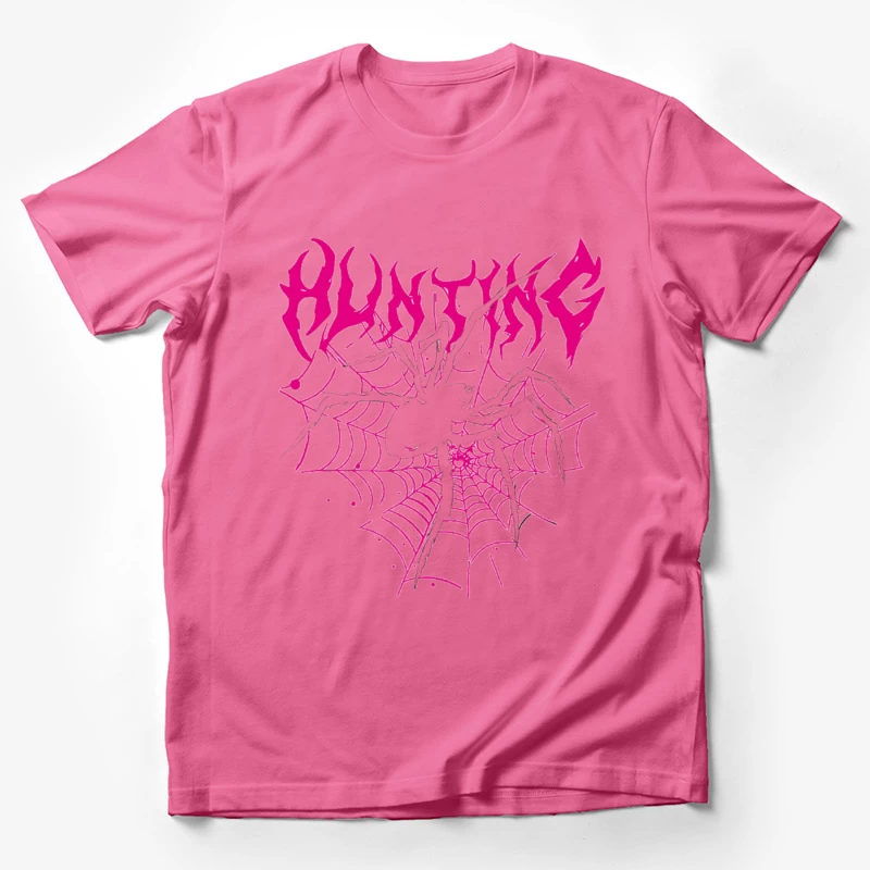 Spinnennetz-Jagd-Design Herren T-Shirt