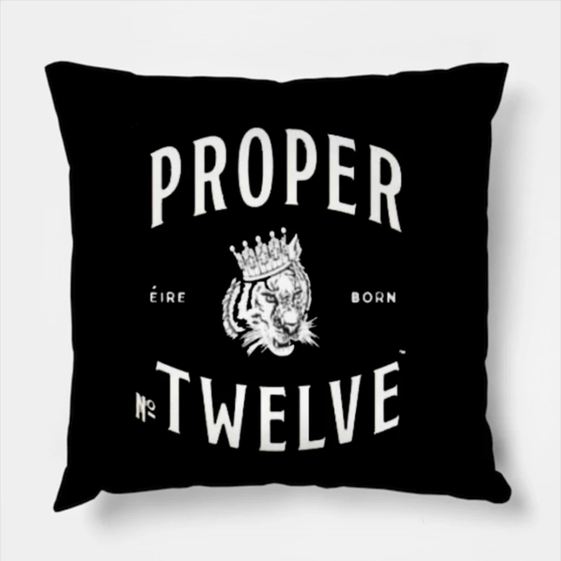 proper twelve irish whiskey Throw Pillow