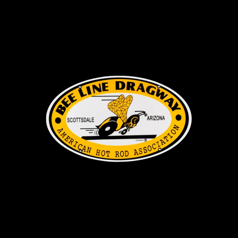 Bee Line Dragway Vintage Tapestry