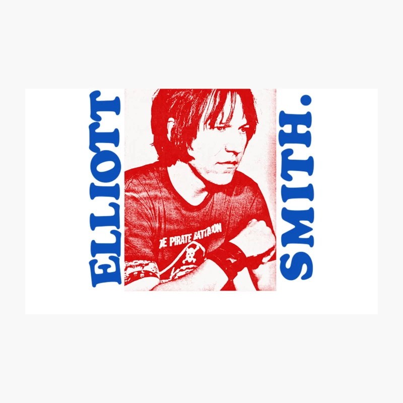 Elliott Smith  Retro Styled Fan Art Design Travel Mug