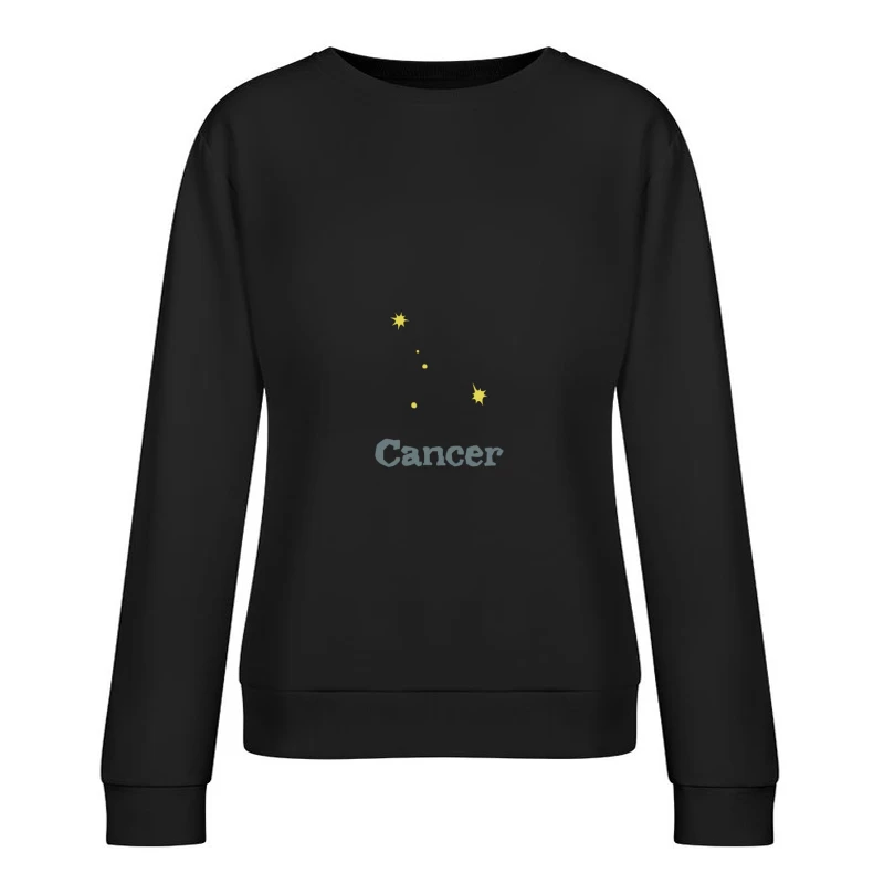 Krebs Sternbild Design Damen Pullover Sweatshirt