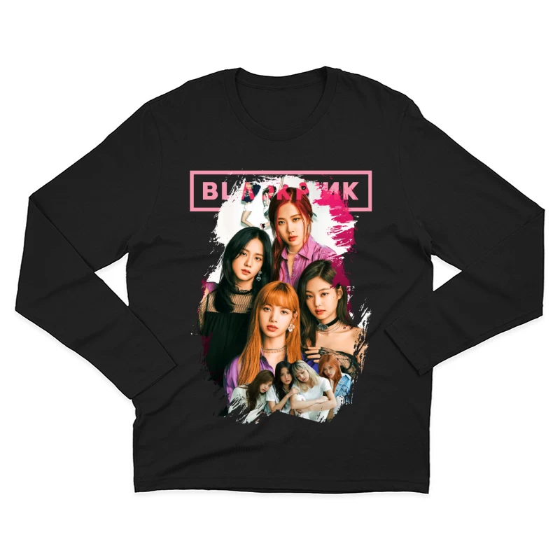 Blackpink: Iconic K-Pop Music Group Male Long Sleeve T-Shirt