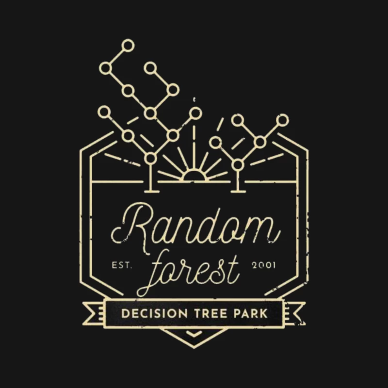 Random forest (Yellow lines) Male Long Sleeve T-Shirt