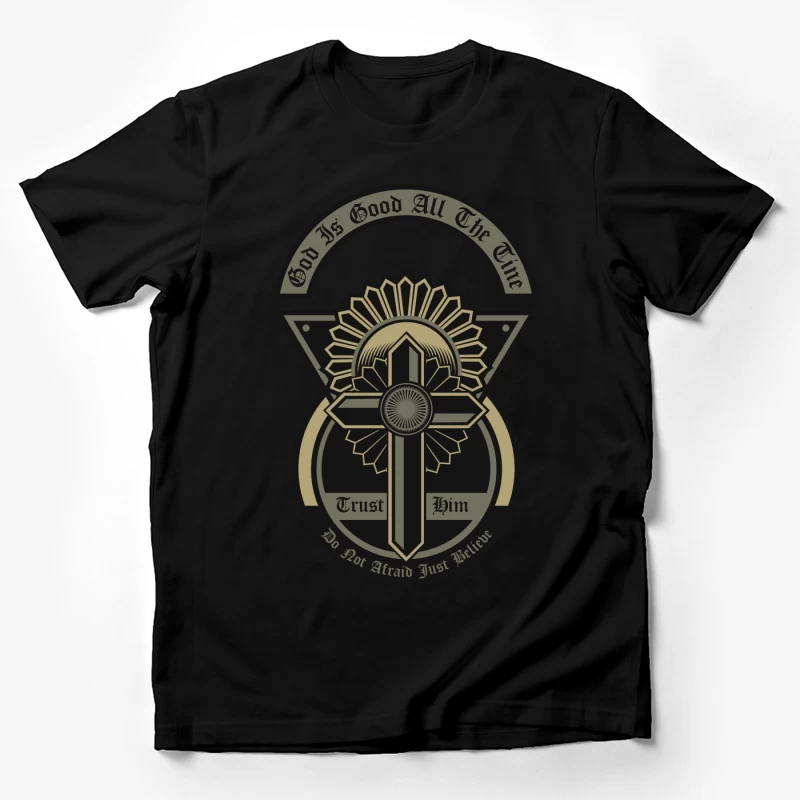 Croix Religieuse: Foi et Confiance Homme T-Shirt
