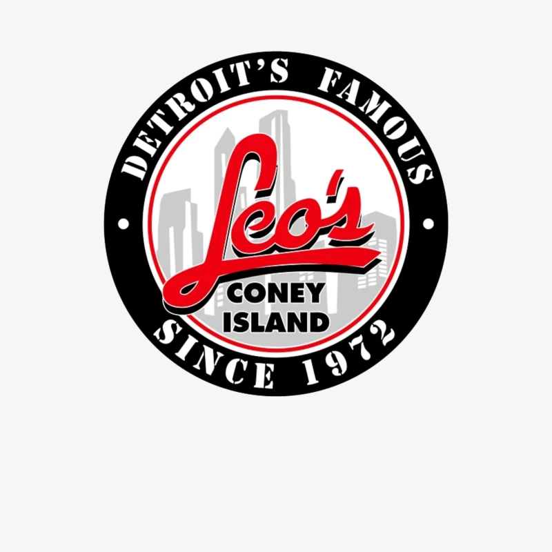 Leo's Coney Island - Detroit's Famous Restaurant Logo Since 1972 Female Long Sleeve T-Shirt