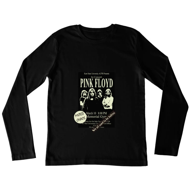 Pink Floyd Konzertplakat Kent State Damen Langarm T-Shirt