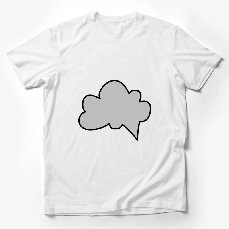 Nuage en forme de bulle Homme T-Shirt