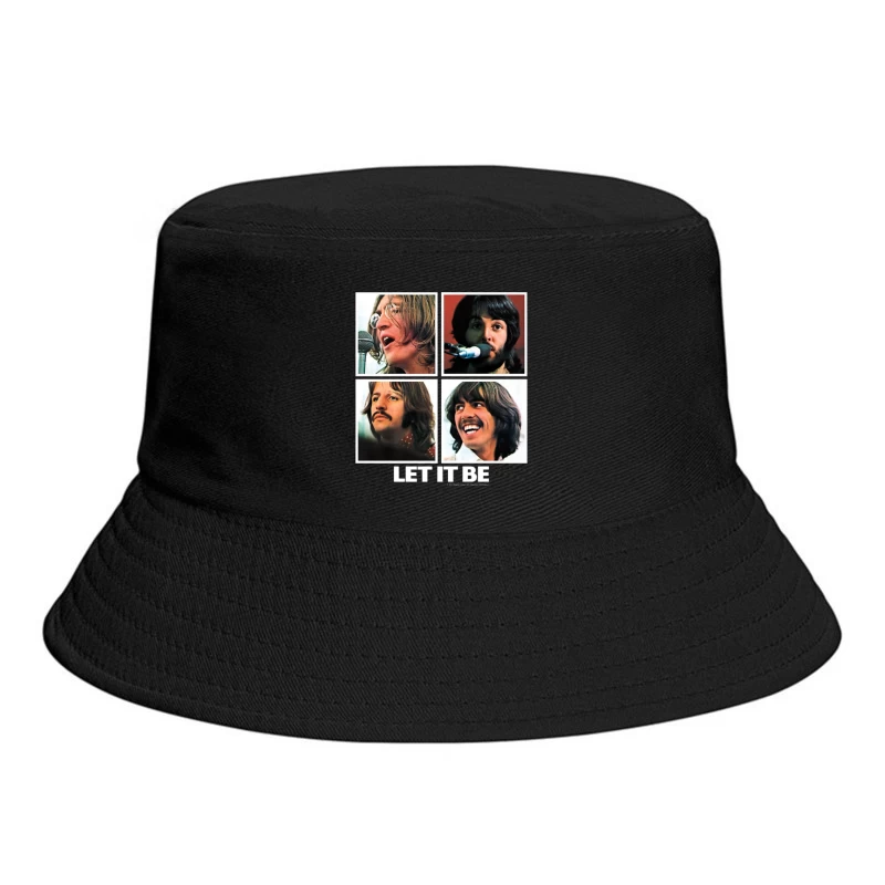 Four Classic Snapshots from The Let It Be Recording Sessions Bucket Hat