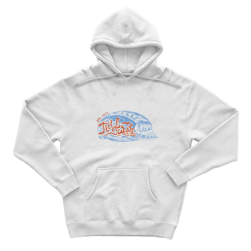 Tidal Wave Logo mit Wasserwelle Herren Pullover Hoodie
