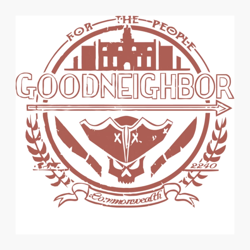 Good Neighbor: For the People Commonwealth Emblem Pin