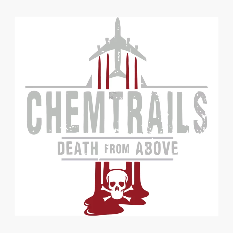 Chemtrails Conspiracy Theory Propaganda Image Throw Pillow