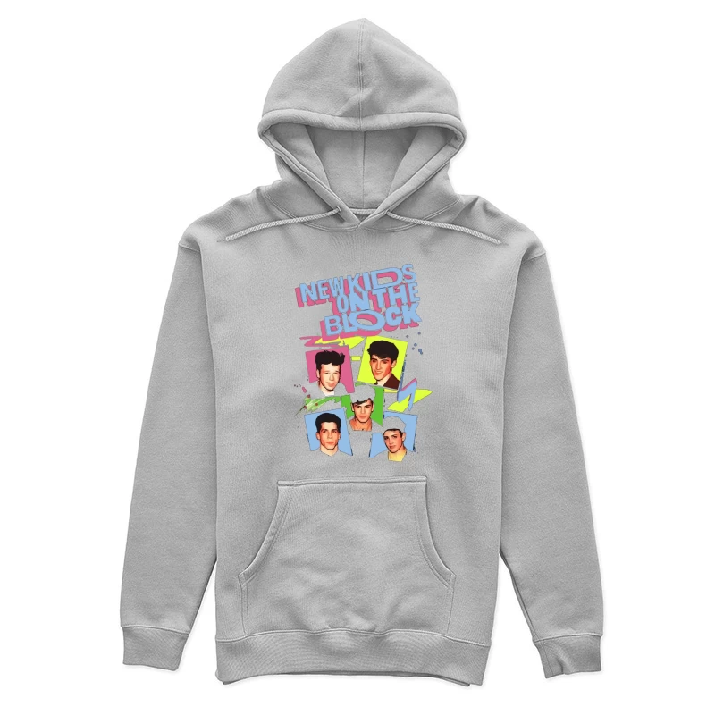 New Kids on the Block 90s Pop Group Vintage Photo Collection Female Pullover Hoodie