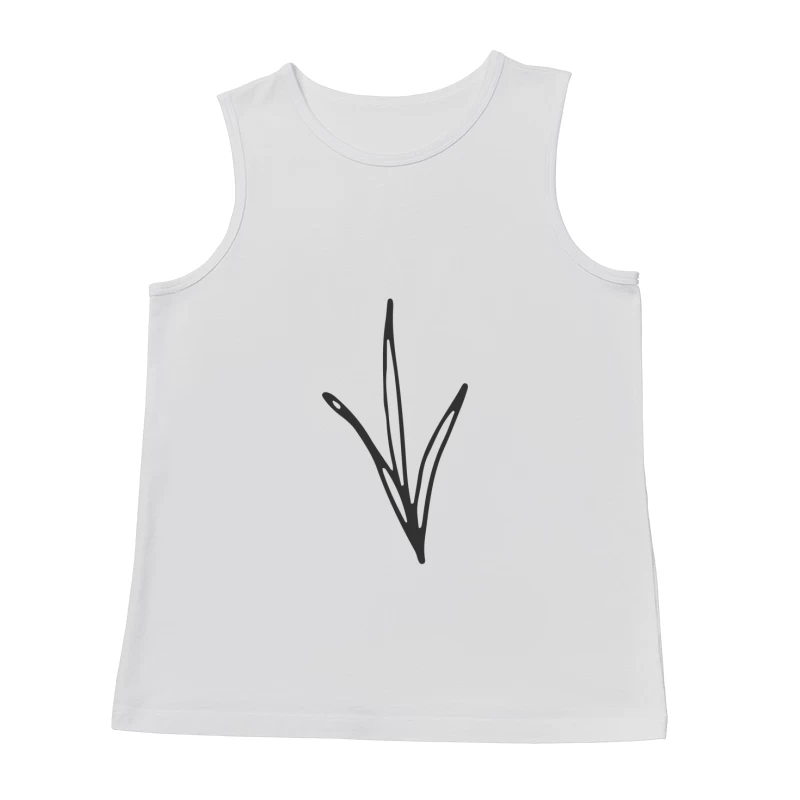 Illustration de Feuille Minimaliste Homme Débardeur