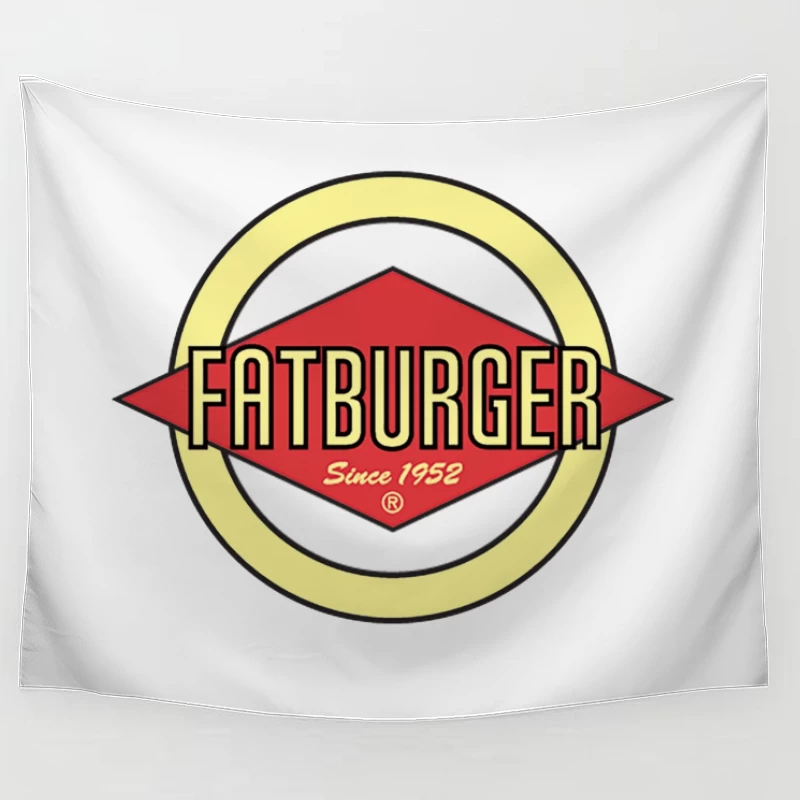 Fatburger Restaurant Classic Logo Design Since 1952 Tapestry