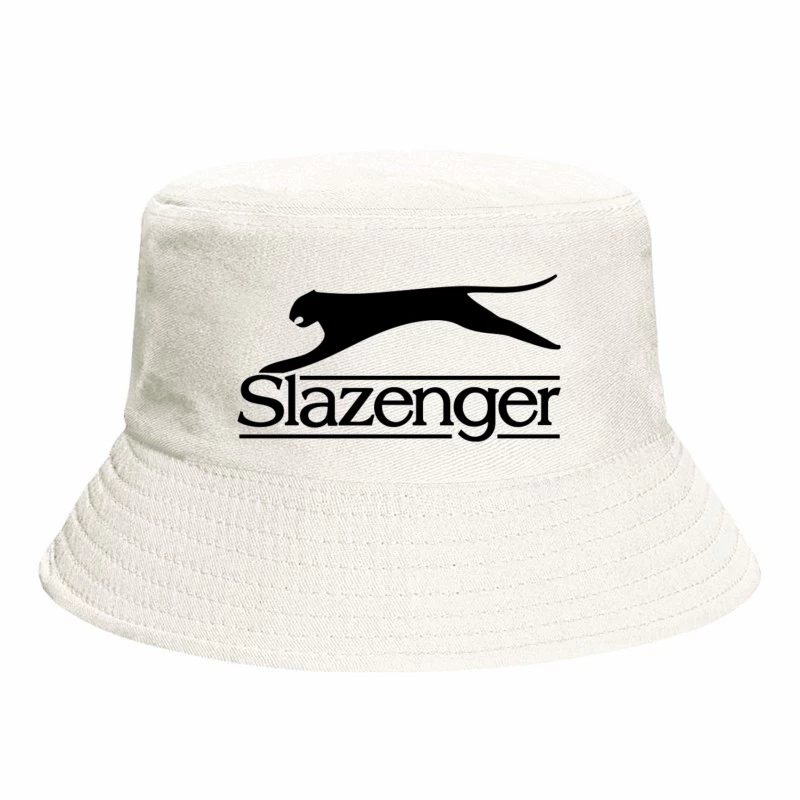 Slazenger Sports Brand Logo with Black Panther Silhouette Bucket Hat