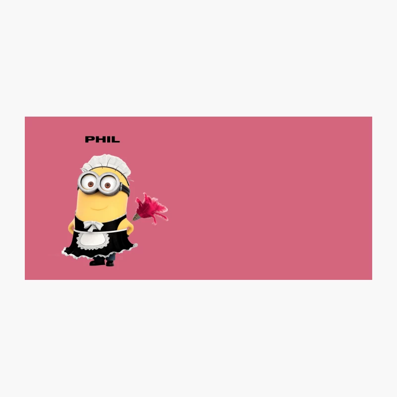Minion Phil in Maid Costume from Despicable Me Coffee Mug