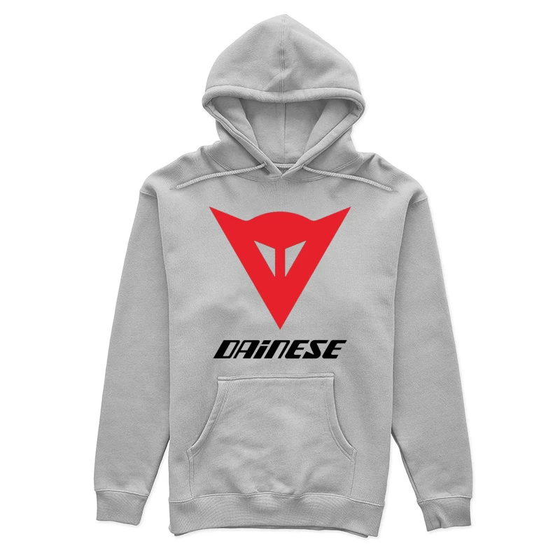 Dainese Motorcycle Gear Brand Logo in Red Female Pullover Hoodie