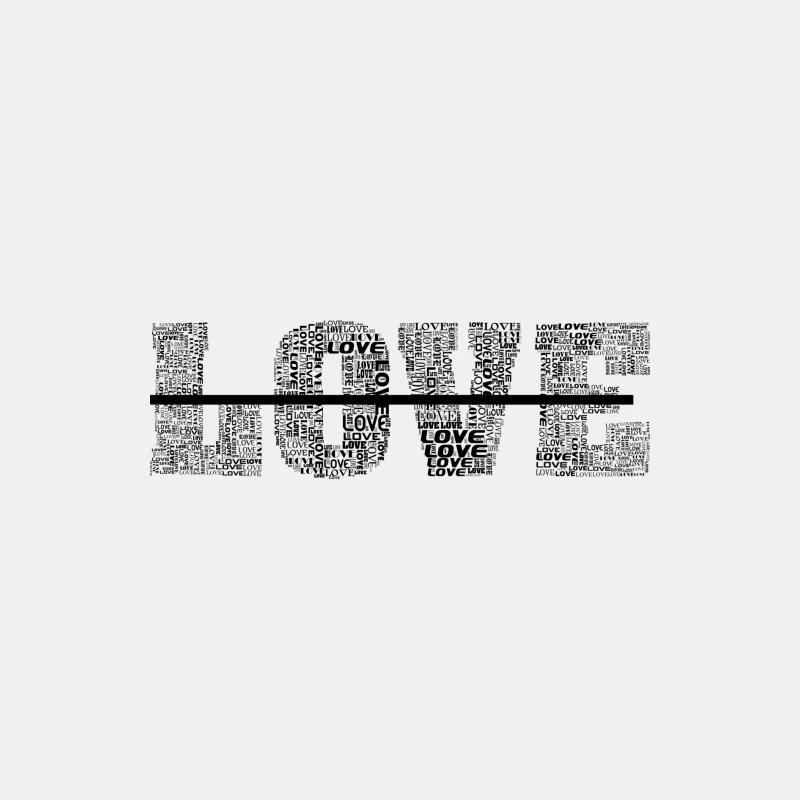 Love typography Male Tank Top