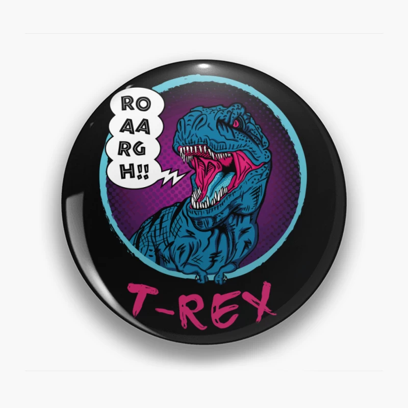 Neon T-Rex Power Pin