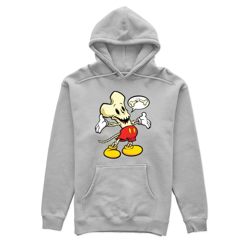 Cartoon Skeleton Character Female Pullover Hoodie