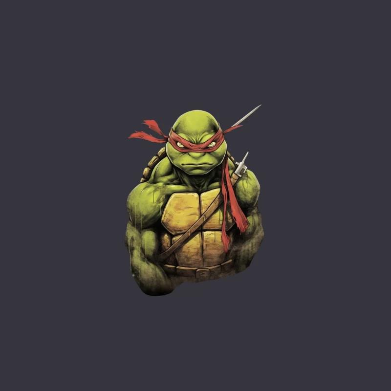Cool Cartoon Ninja Turtle Character Travel Mug