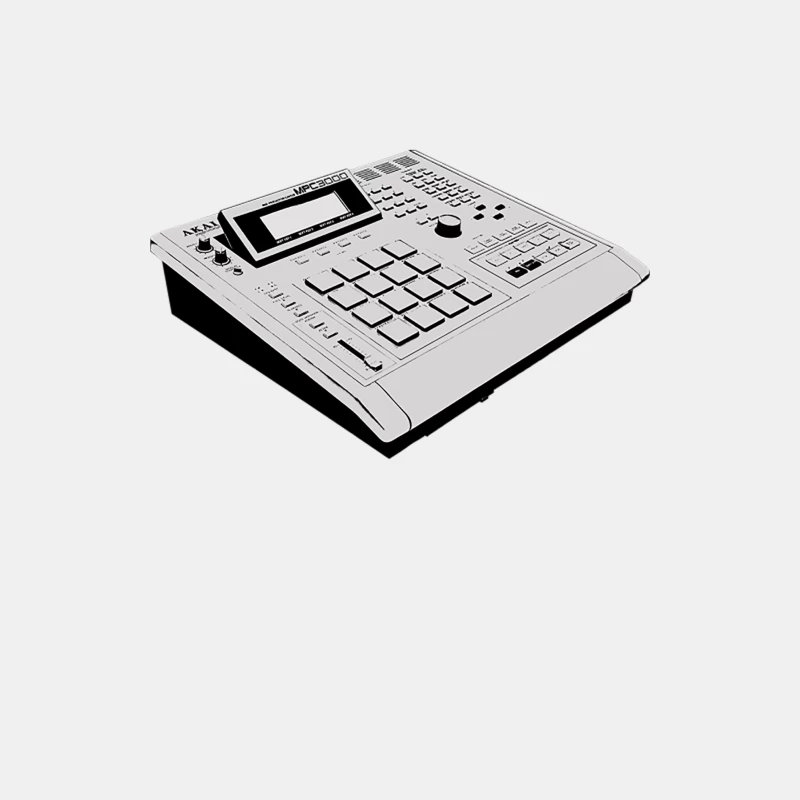 Akai MPC3000 Male Tank Top