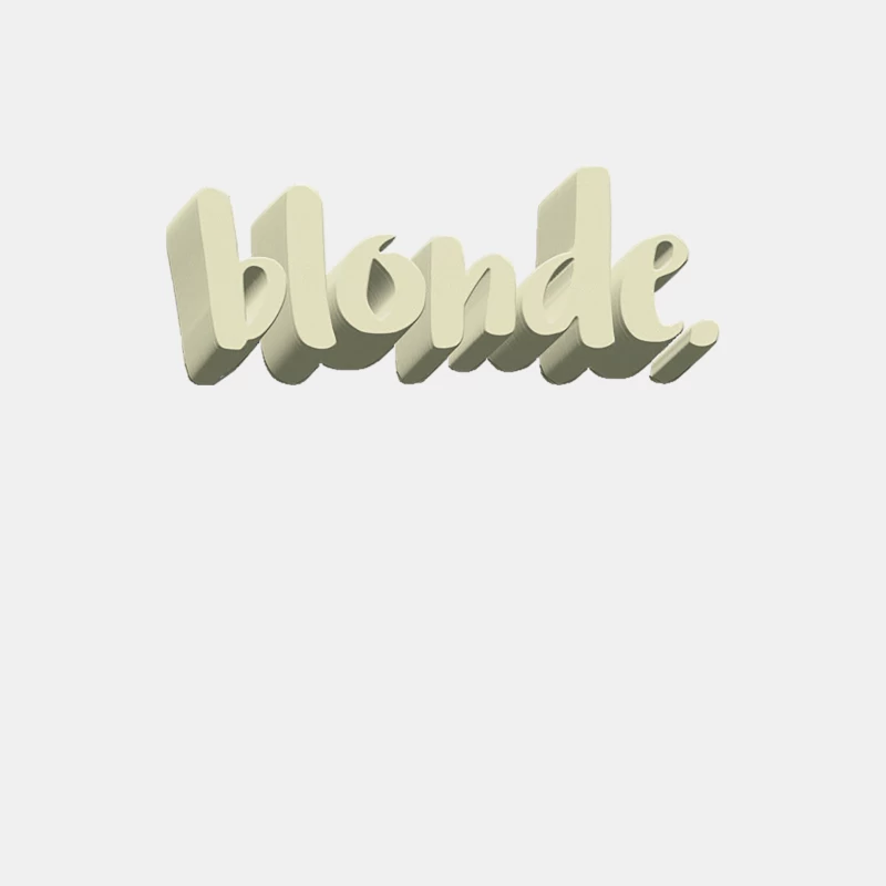 blonde. Male Tank Top