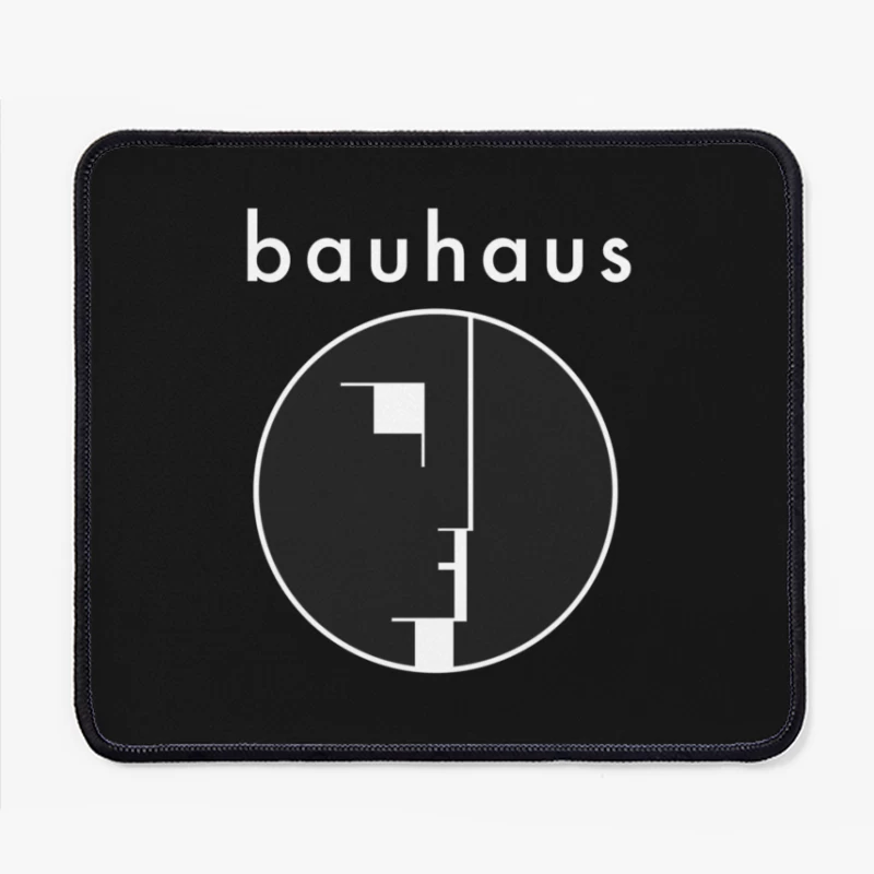 Iconic Bauhaus Minimalist Design Logo Mouse Pad