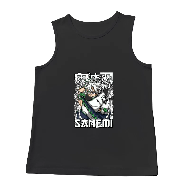 Sanemi Charakterdesign mit Schwert Herren Tanktops