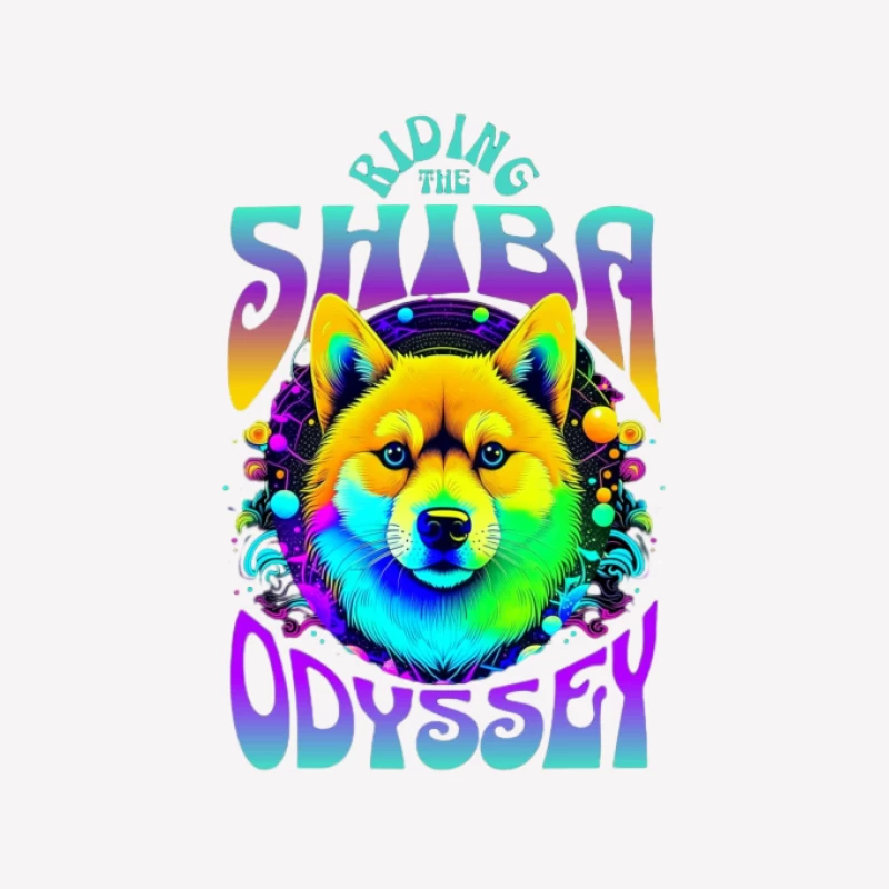 Shiba Abenteuer im Weltraum Herren T-Shirt
