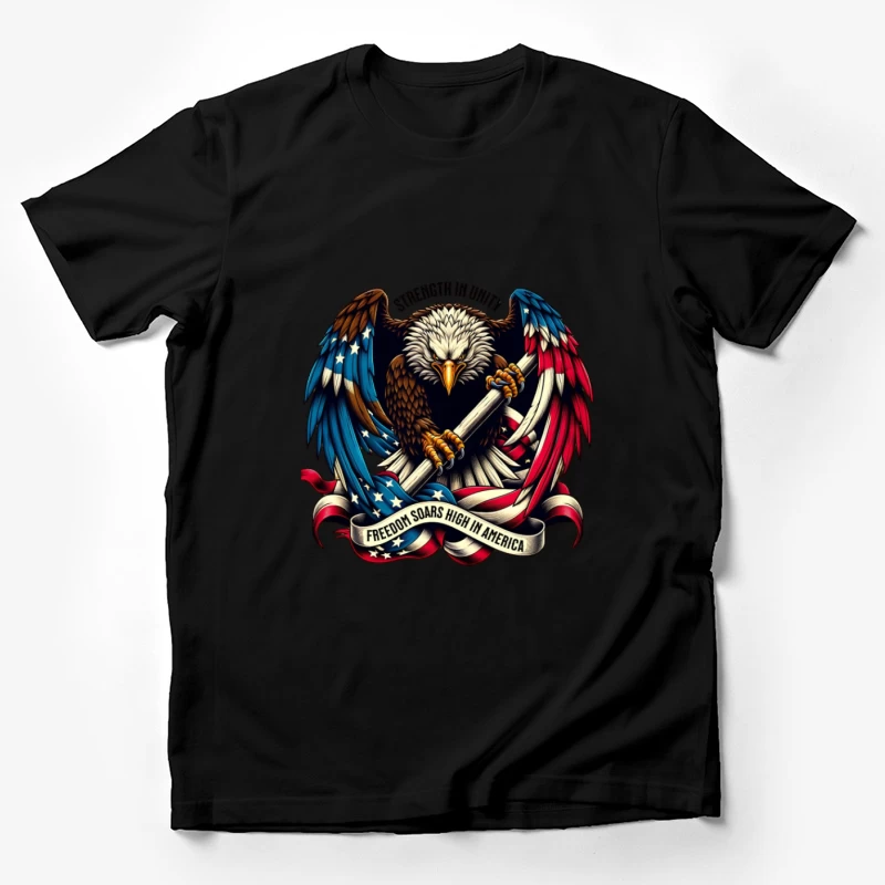 Adler und Freiheit in Amerika Herren T-Shirt