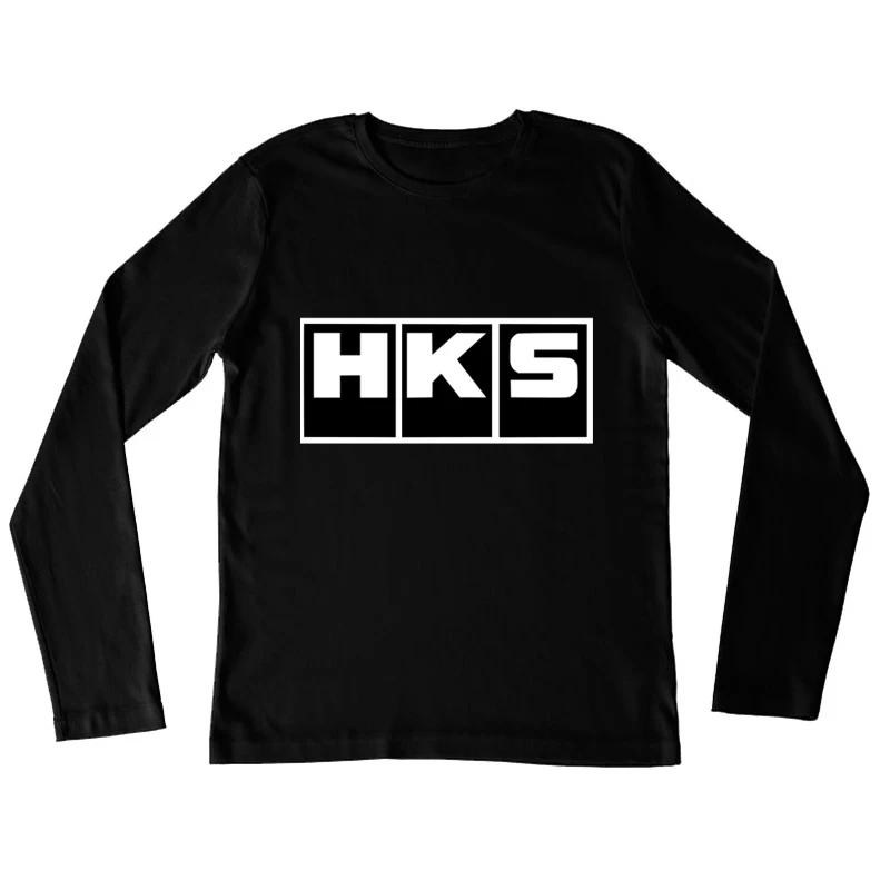 HKS Automotive Performance Brand Logo Female Long Sleeve T-Shirt