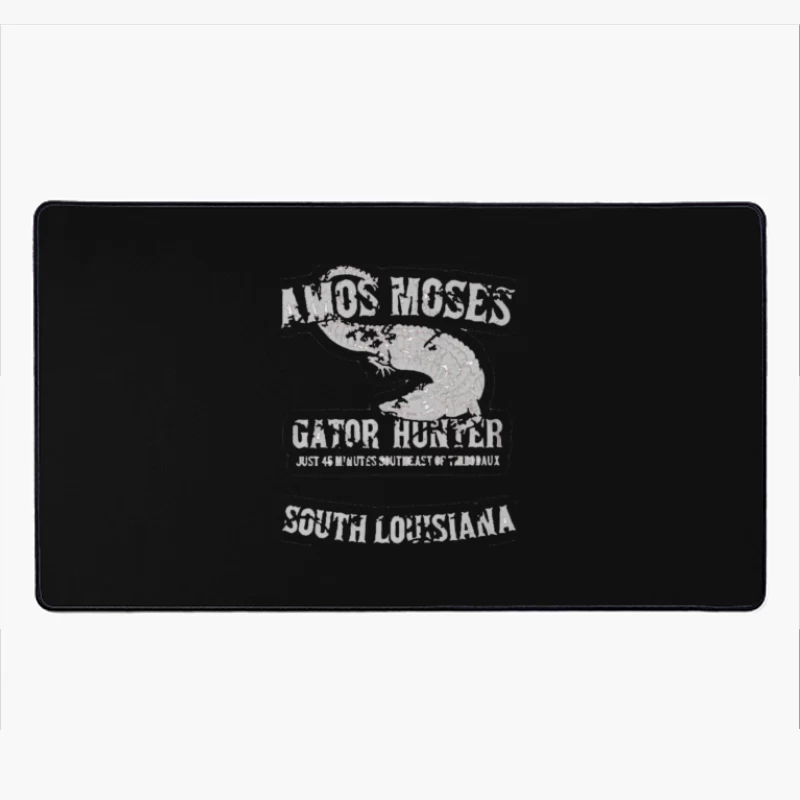 Amos Moses Alligator Trapper 2 Desk Mat