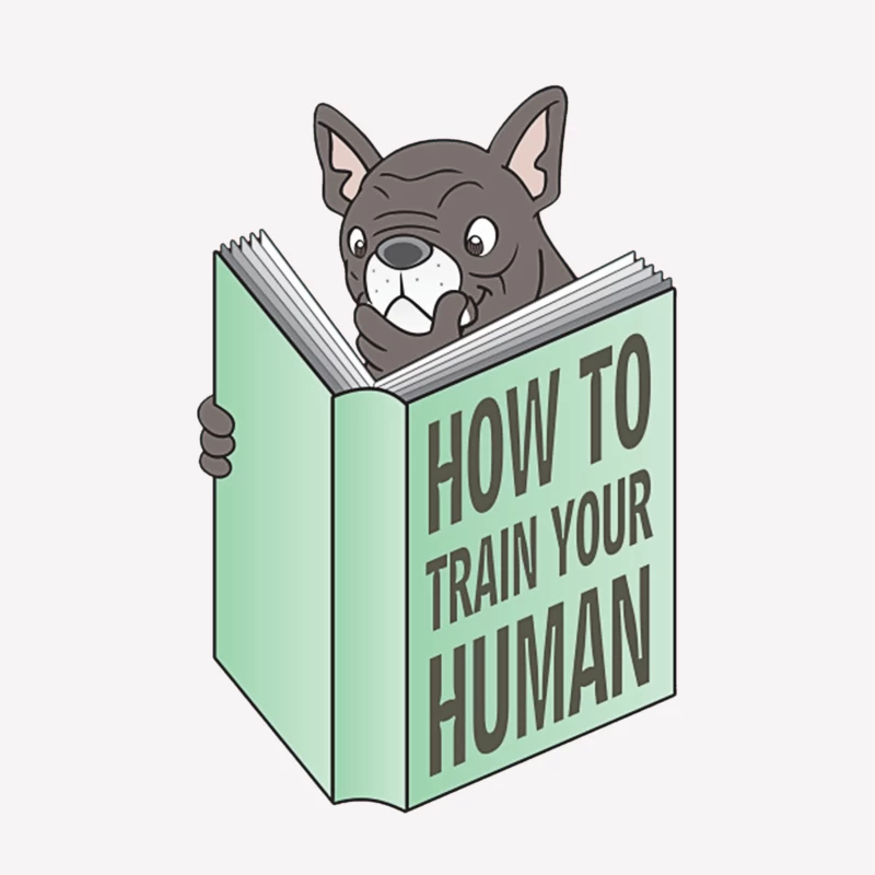 Chien livre drôle: comment entraîner votre humain Femme T-Shirt