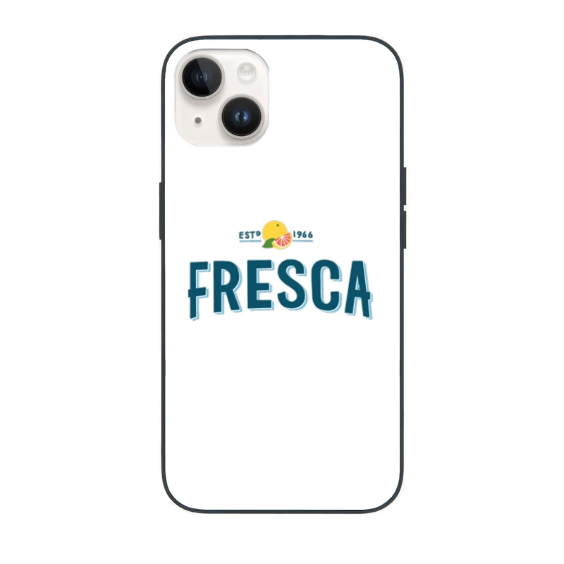 Vintage Fresca Soda Logo Design from 1966 iPhone Case