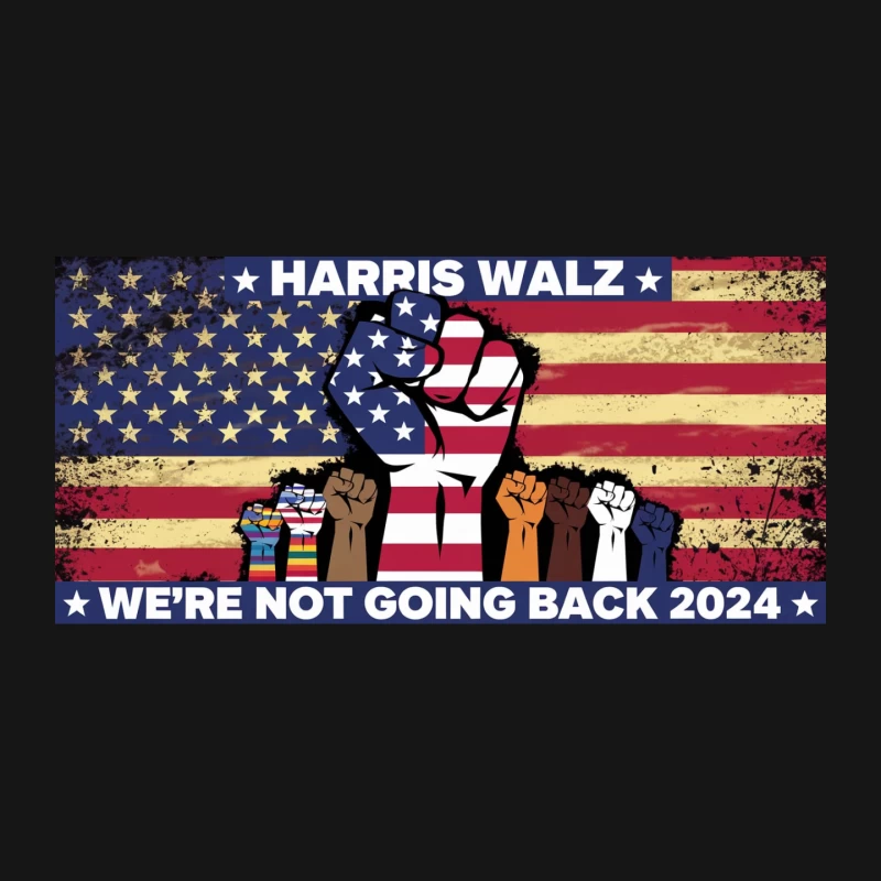 Diverse Unity in 2024 American Political Campaign Mouse Pad