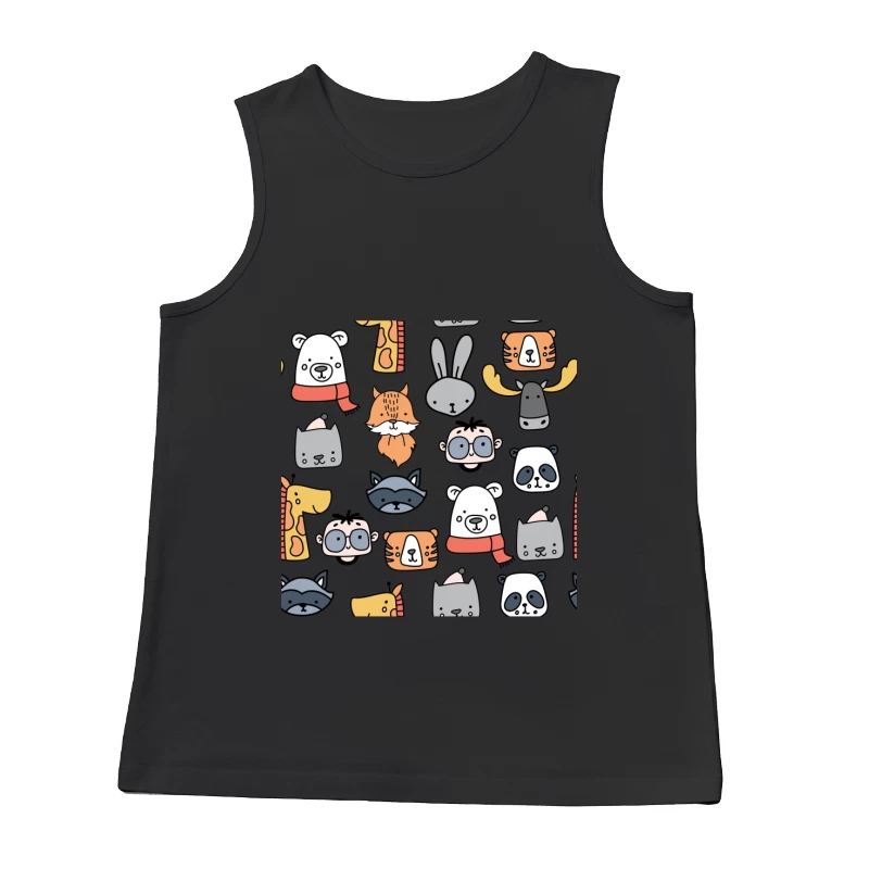 Motifs d'animaux adorables et colorés Homme Débardeur