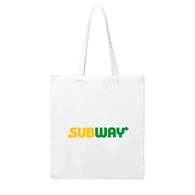 Subway Restaurant Logo Design Cotton Tote Bag