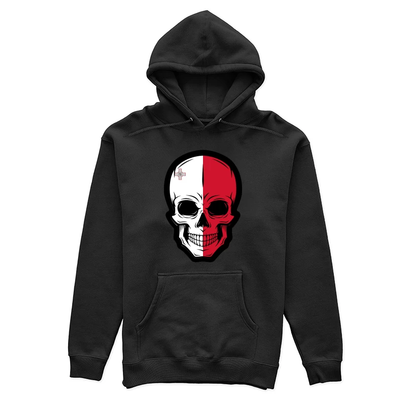Maltesische Totenkopf-Kunst Damen Pullover Hoodie