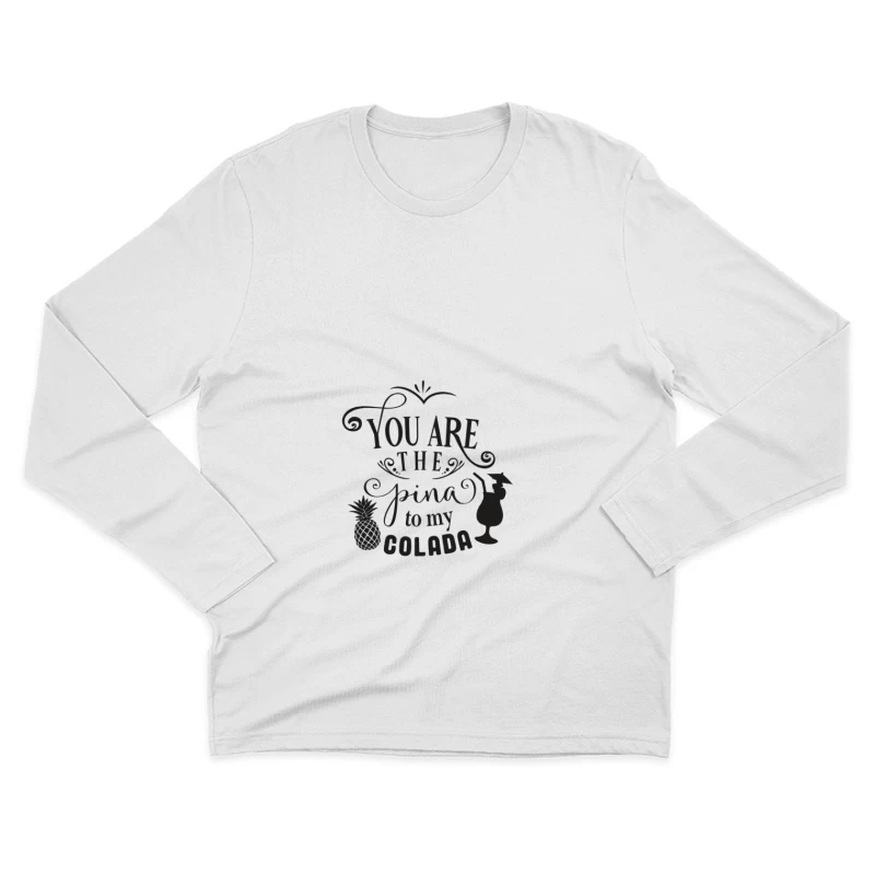 Affiche de cocktail romantique Homme Manches Longues T-Shirt