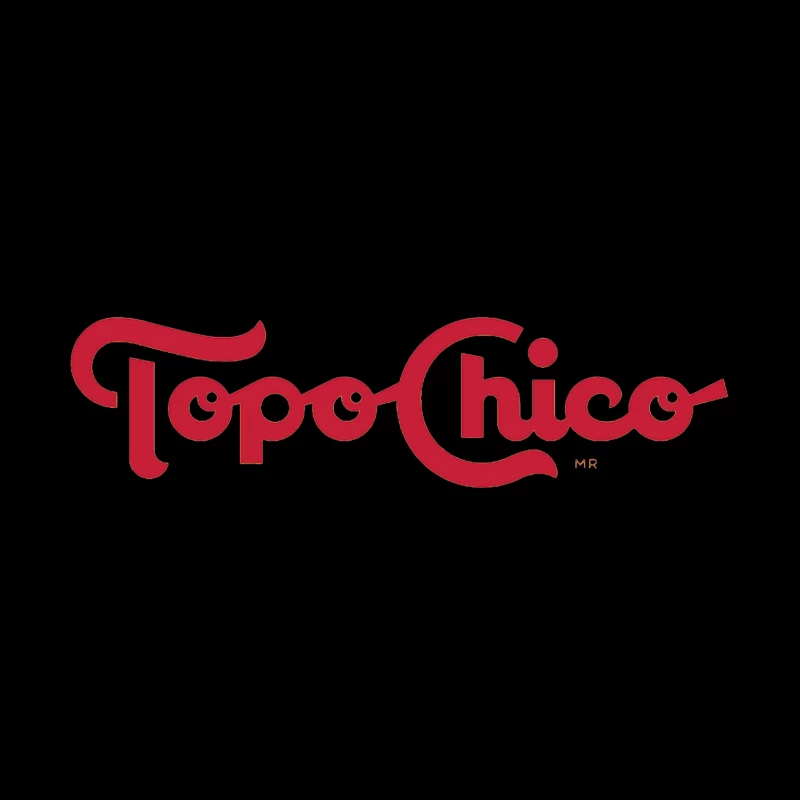 Topo Chico Vintage-Style Red Logo Design Mouse Pad