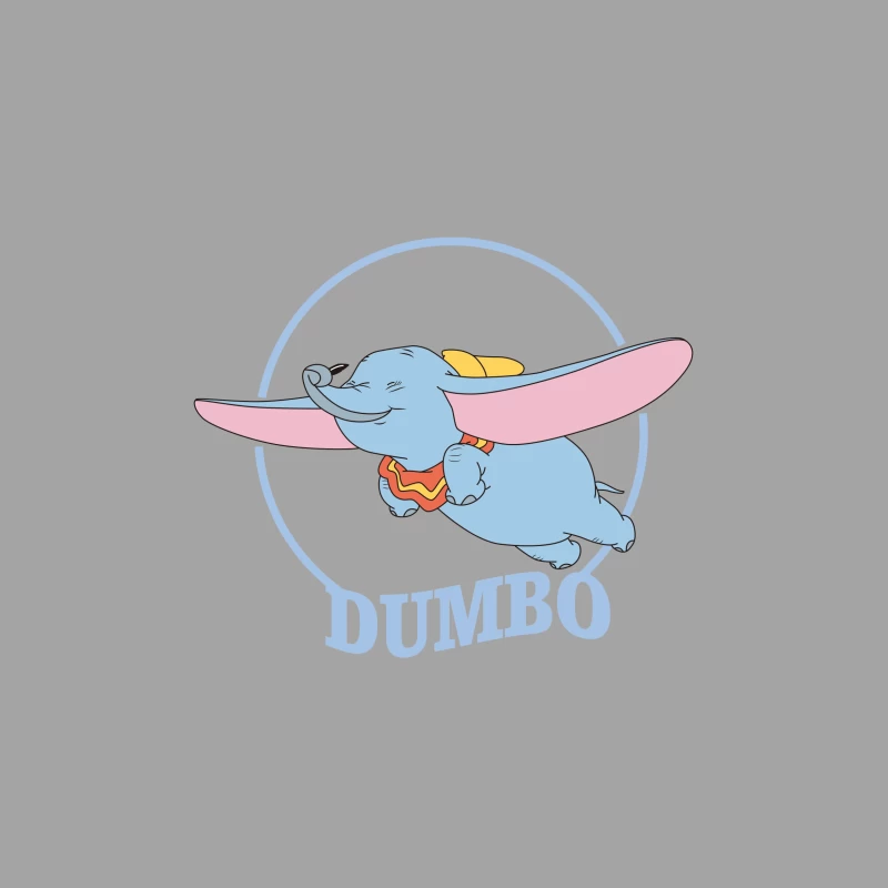 Fliegender Elefant Dumbo Herren T-Shirt