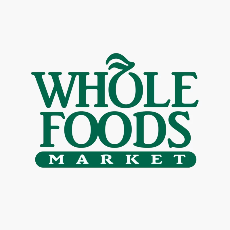 Whole Foods Market Green Corporate Logo Cotton Tote Bag