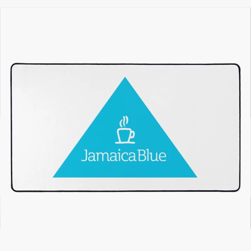 Jamaica Blue Coffee Brand Triangle Logo Desk Mat